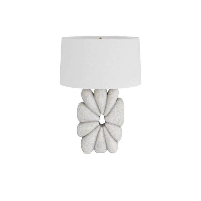 Arteriors PTC23-431 Table Lamp, Ivory, Glass Stone