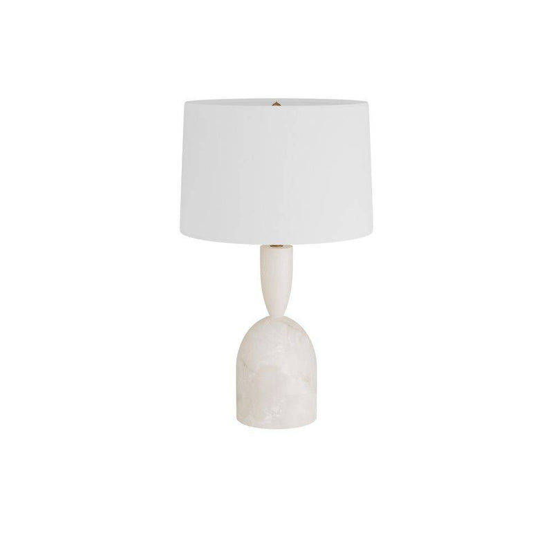 Arteriors PTC24-252 Table Lamp, White, Alabaster