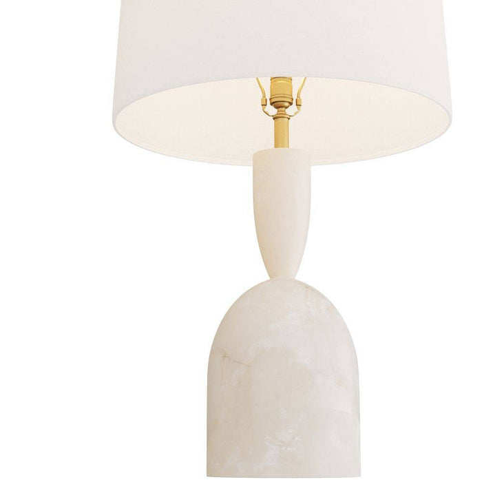 Arteriors PTC24-252 Table Lamp, White, Alabaster