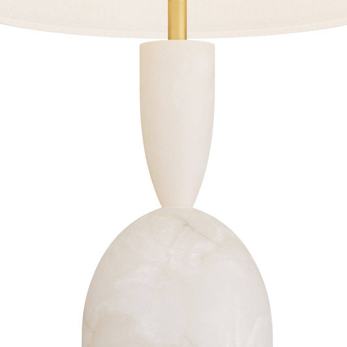 Arteriors PTC24-252 Table Lamp, White, Alabaster
