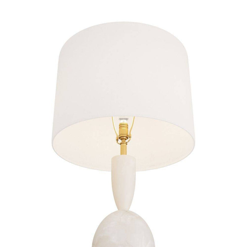 Arteriors PTC24-252 Table Lamp, White, Alabaster