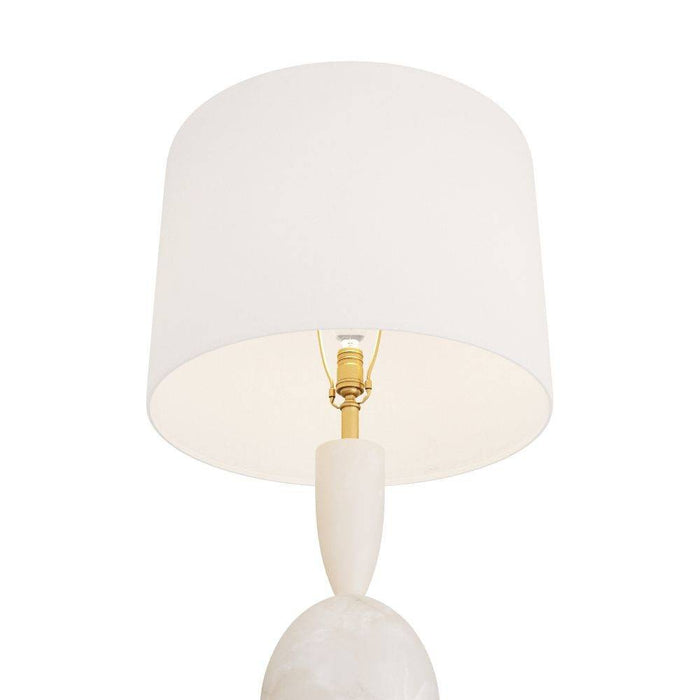 Arteriors PTC24-252 Table Lamp, White, Alabaster
