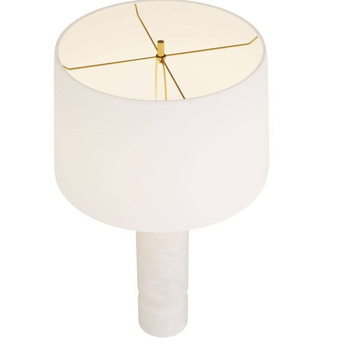 Arteriors PTC25-SH024 Table Lamp, White, Alabaster