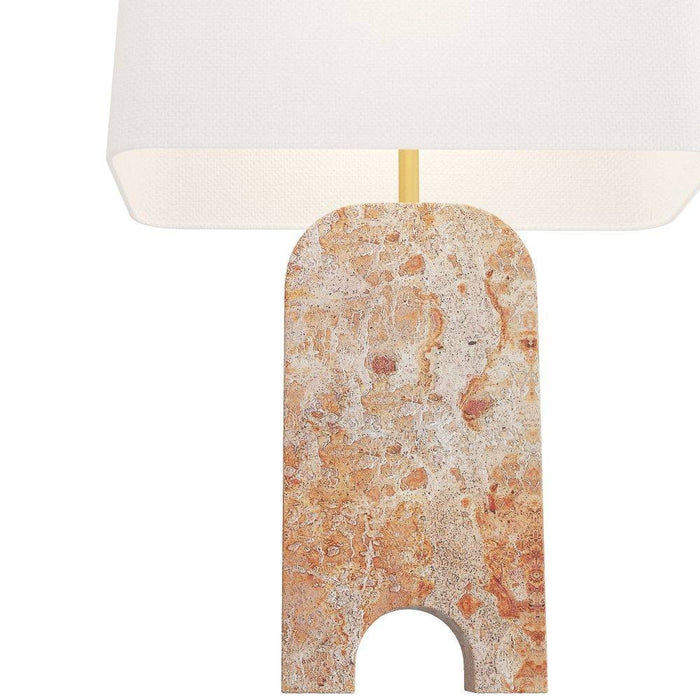 Arteriors PTI07-517 Table Lamp, Capri, Marble