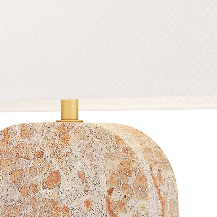 Arteriors PTI07-517 Table Lamp, Capri, Marble