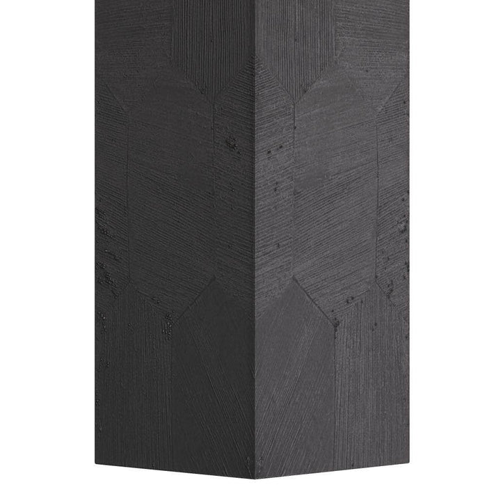 Arteriors PTS07-610 Table Lamp, Ebony, Corn Husk