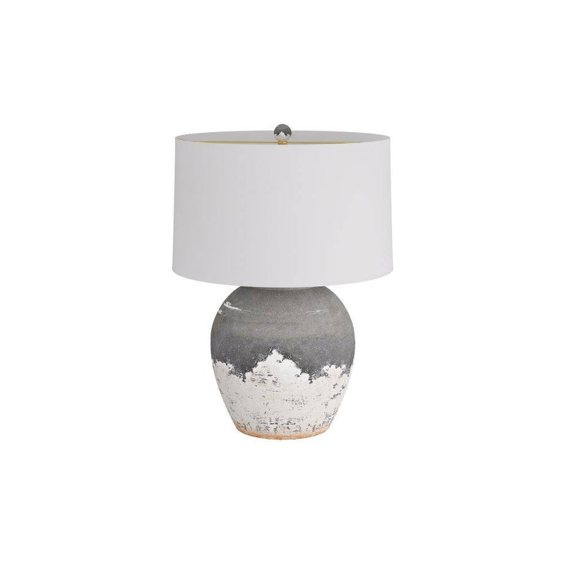 Arteriors PTS09-SH026 Table Lamp, German Smear Graphite, Terracotta
