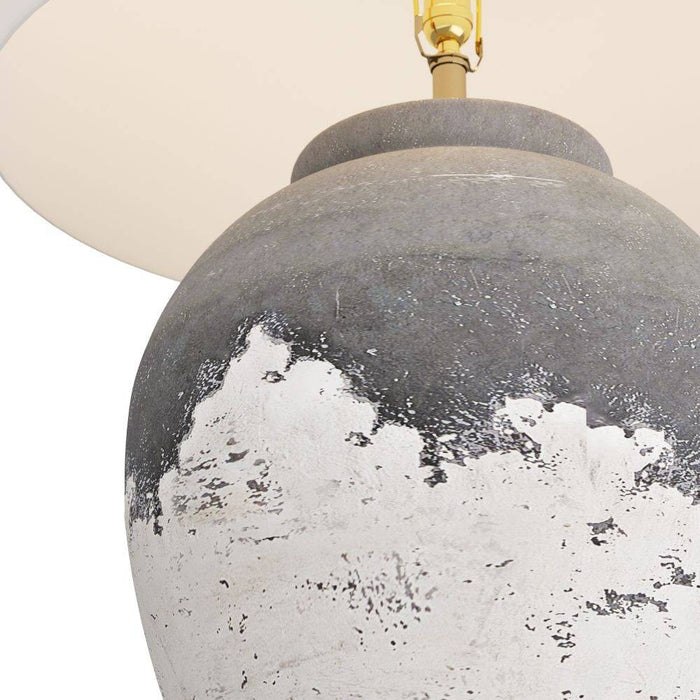 Arteriors PTS09-SH026 Table Lamp, German Smear Graphite, Terracotta