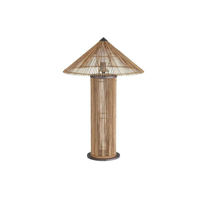 Arteriors PTS10 Table Lamp, Natural, Rattan