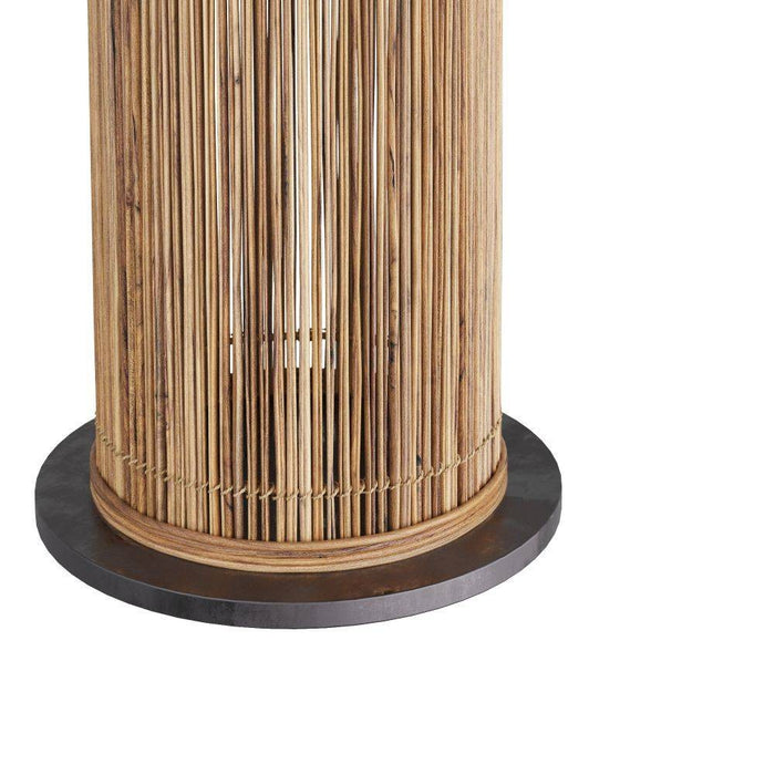 Arteriors PTS10 Table Lamp, Natural, Rattan