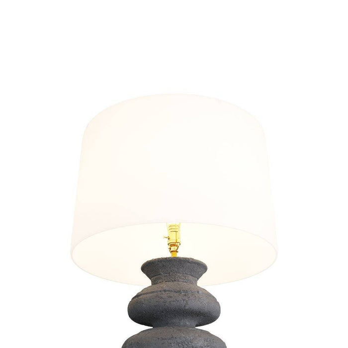 Arteriors PTS11-SH030 Table Lamp, Charcoal, Terracotta