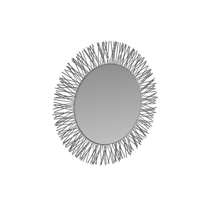 Arteriors WMI29 Mirror, Burnished Iron, Iron