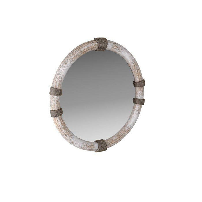 Arteriors WMI30 Mirror, Lime Washed, Mango Wood