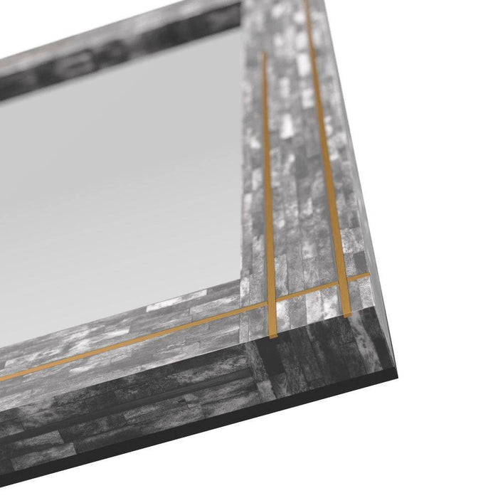 Arteriors WMI33 Mirror, Gray, Bone