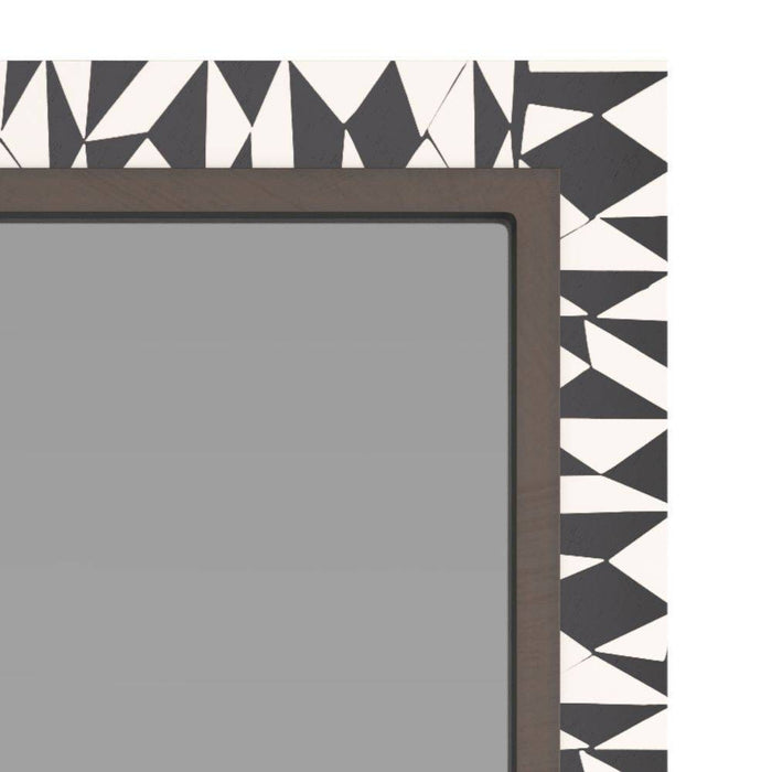Arteriors WMI36 Mirror, Black & White, Resin
