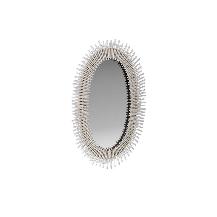 Arteriors WMS01 Mirror, White, Wood