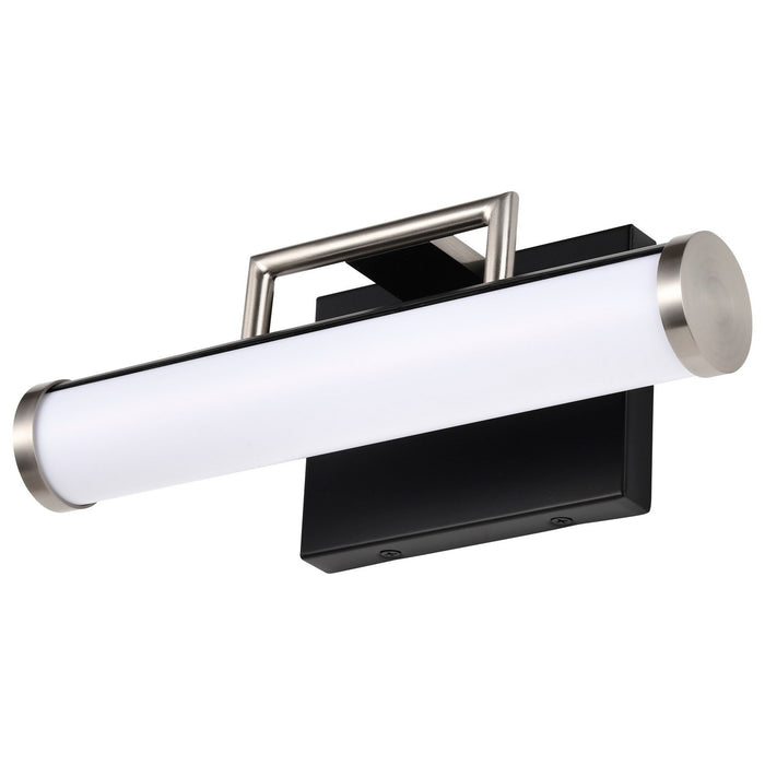 Nuvo Lighting 62-656 LED Vanity, Black / Brushed Nickel