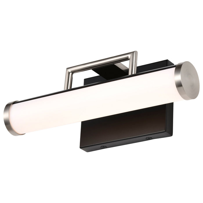 Nuvo Lighting 62-656 LED Vanity, Black / Brushed Nickel