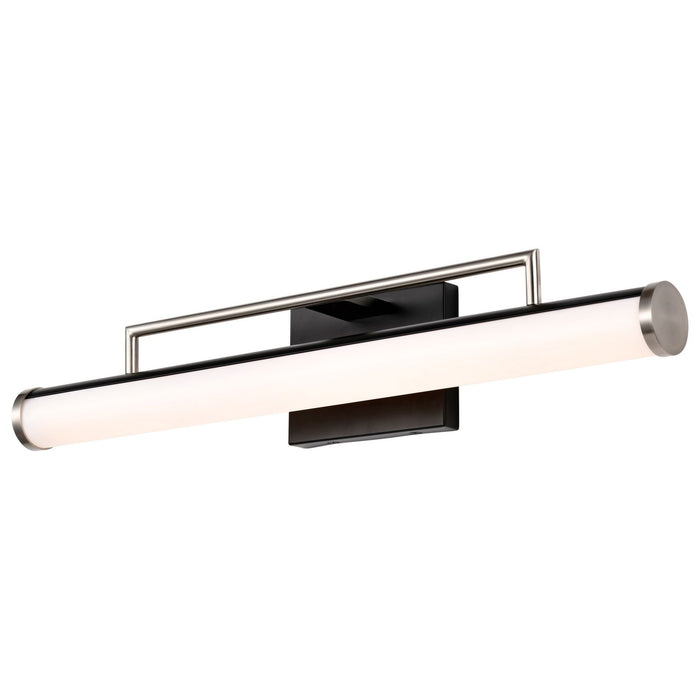 Nuvo Lighting 62-658 LED Vanity, Black / Brushed Nickel