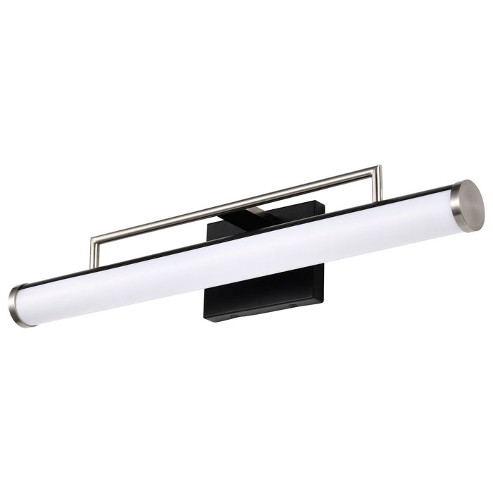 Nuvo Lighting 62-658 LED Vanity, Black / Brushed Nickel