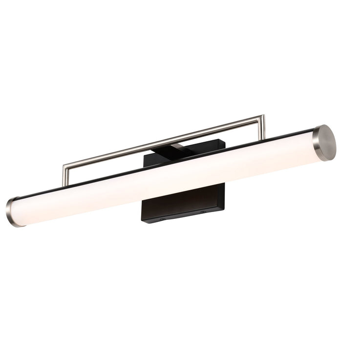 Nuvo Lighting 62-658 LED Vanity, Black / Brushed Nickel