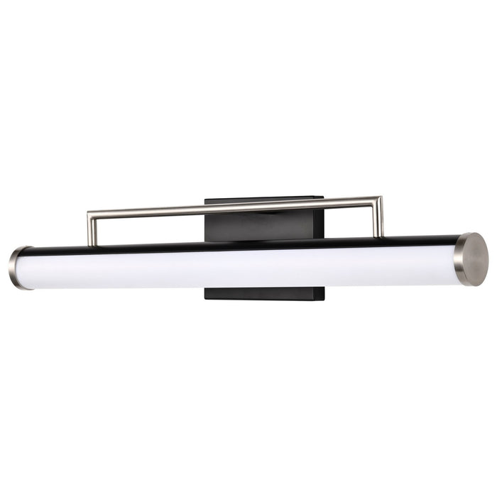 Nuvo Lighting 62-658 LED Vanity, Black / Brushed Nickel