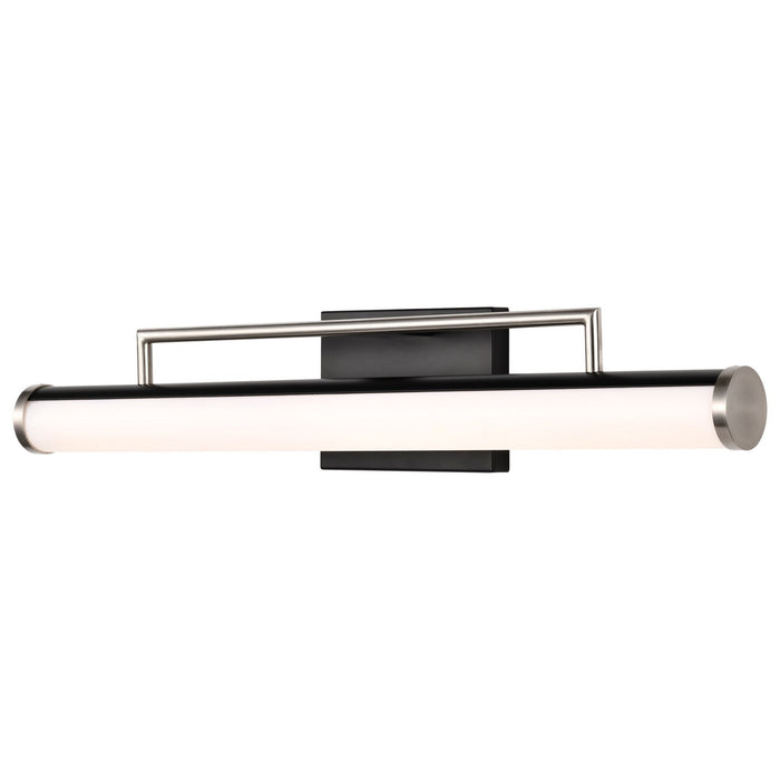 Nuvo Lighting 62-658 LED Vanity, Black / Brushed Nickel