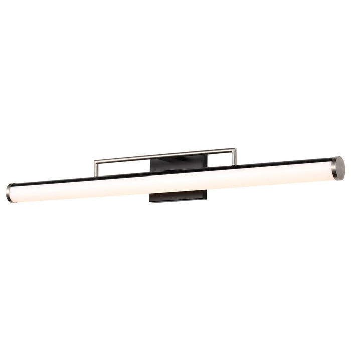 Nuvo Lighting 62-659 LED Vanity, Black / Brushed Nickel