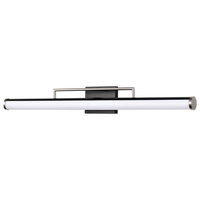 Nuvo Lighting 62-659 LED Vanity, Black / Brushed Nickel