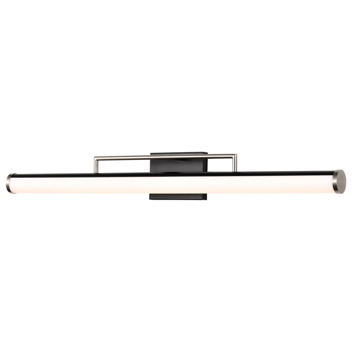 Nuvo Lighting 62-659 LED Vanity, Black / Brushed Nickel