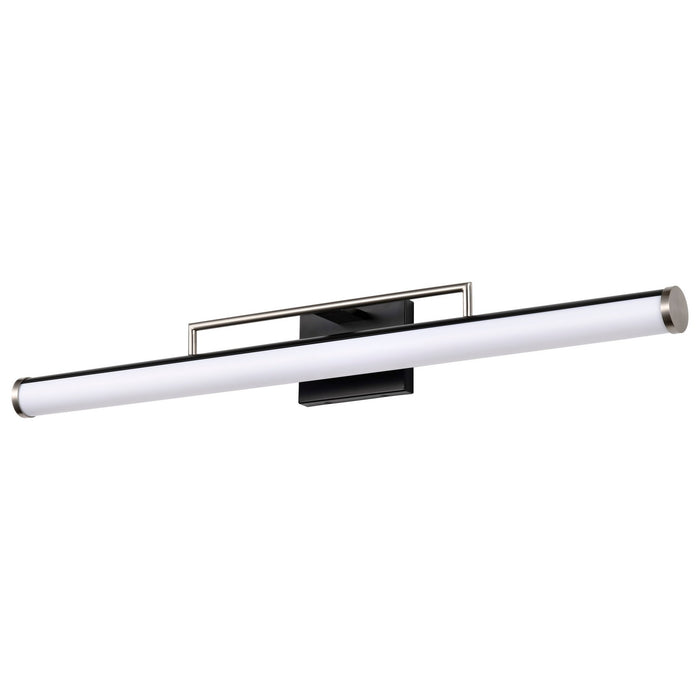 Nuvo Lighting 62-659 LED Vanity, Black / Brushed Nickel