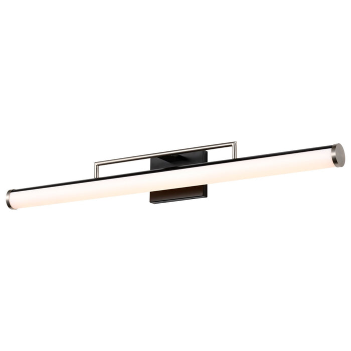 Nuvo Lighting 62-659 LED Vanity, Black / Brushed Nickel
