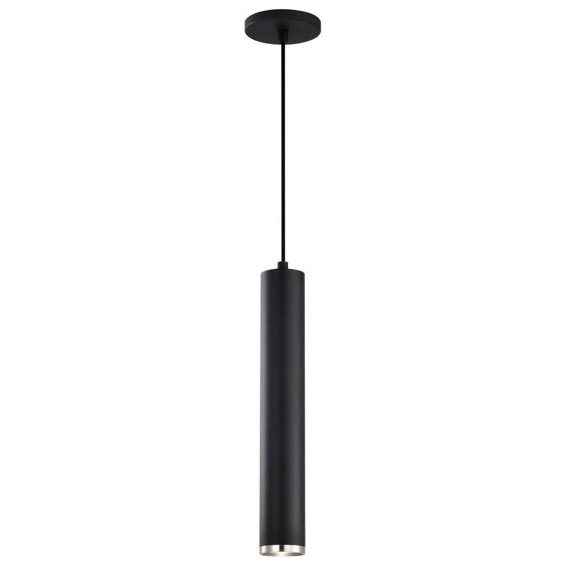 Nuvo Lighting 62-819 LED Pendant, Matte Black / Brushed Nickel