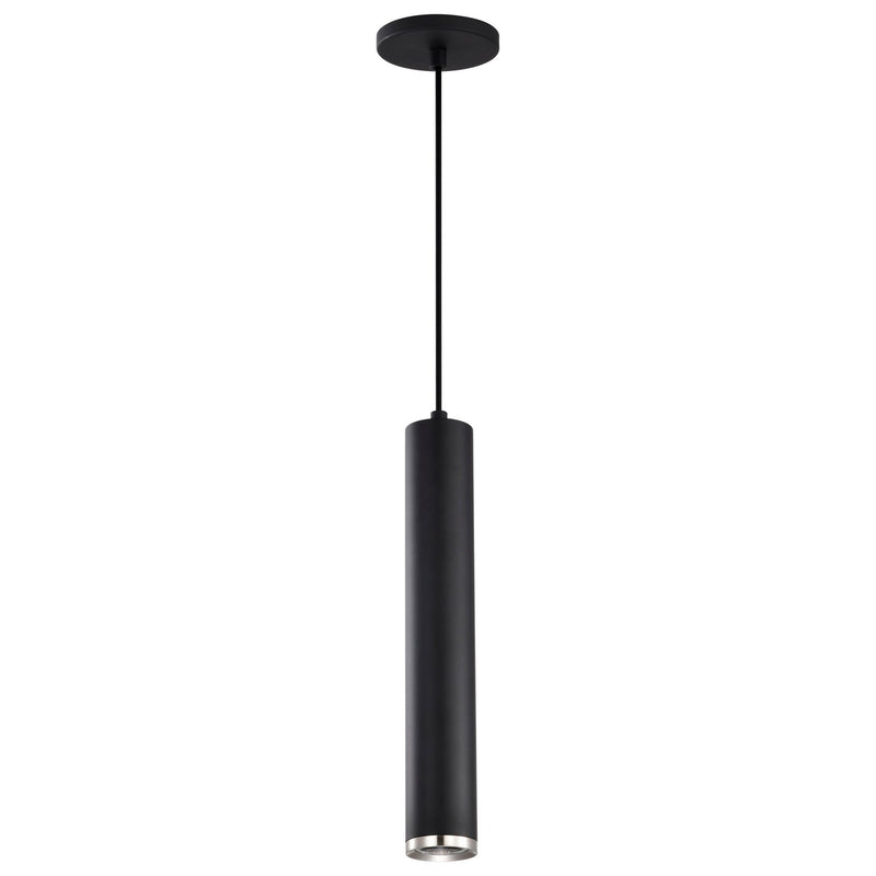 Nuvo Lighting 62-819 LED Pendant, Matte Black / Brushed Nickel