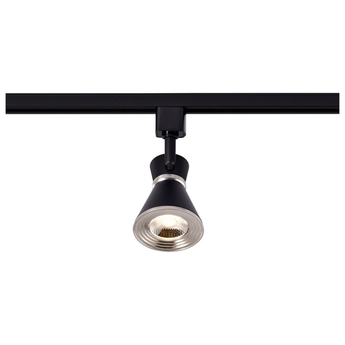 Nuvo Lighting TH634 LED Track Head, Matte Black / Brushed Nickel