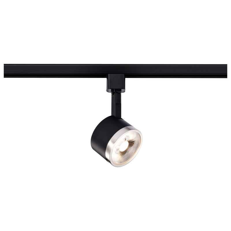 Nuvo Lighting TH636 LED Track Head, Matte Black / Brushed Nickel