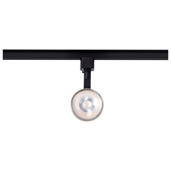 Nuvo Lighting TH636 LED Track Head, Matte Black / Brushed Nickel