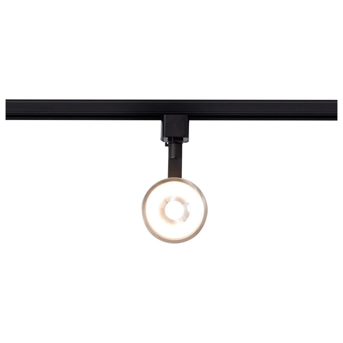 Nuvo Lighting TH636 LED Track Head, Matte Black / Brushed Nickel