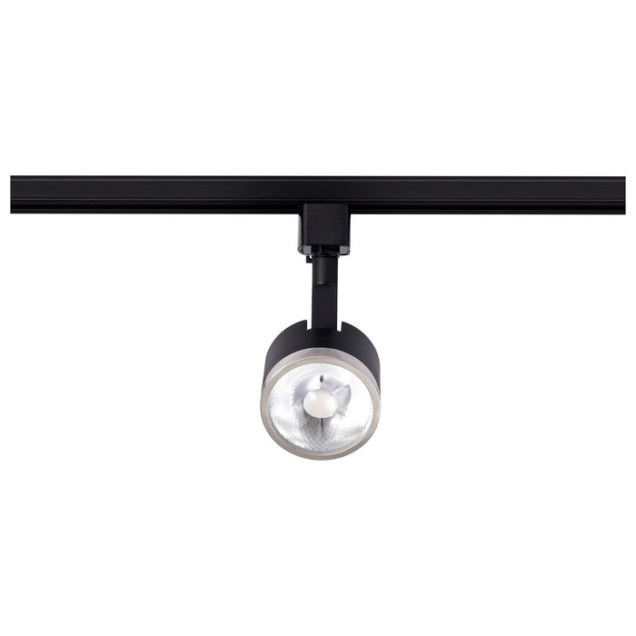 Nuvo Lighting TH636 LED Track Head, Matte Black / Brushed Nickel