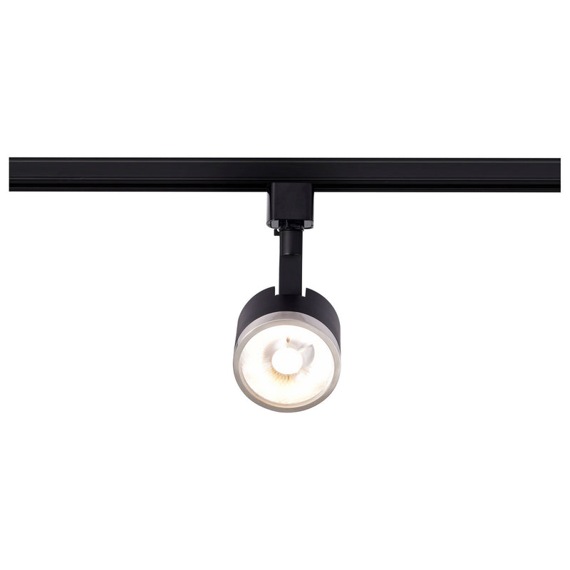 Nuvo Lighting TH636 LED Track Head, Matte Black / Brushed Nickel