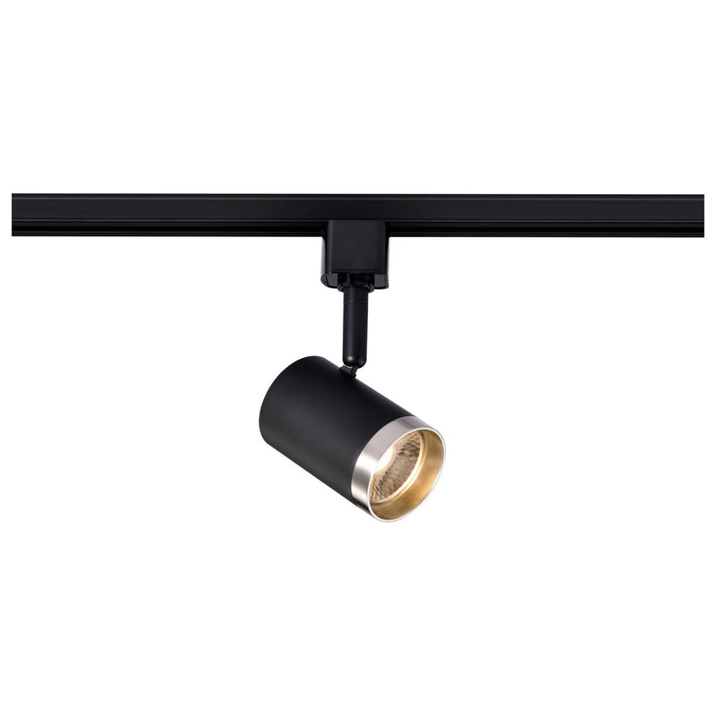 Nuvo Lighting TH638 LED Track Head, Matte Black / Brushed Nickel