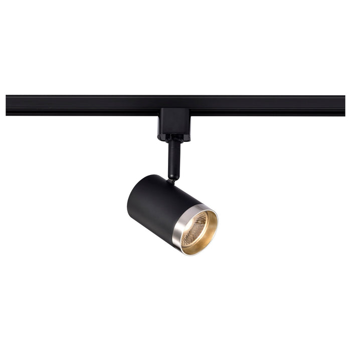 Nuvo Lighting TH638 LED Track Head, Matte Black / Brushed Nickel