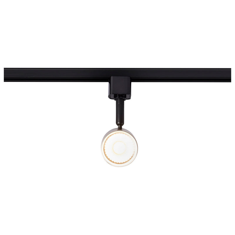 Nuvo Lighting TH638 LED Track Head, Matte Black / Brushed Nickel