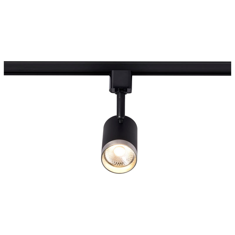 Nuvo Lighting TH638 LED Track Head, Matte Black / Brushed Nickel