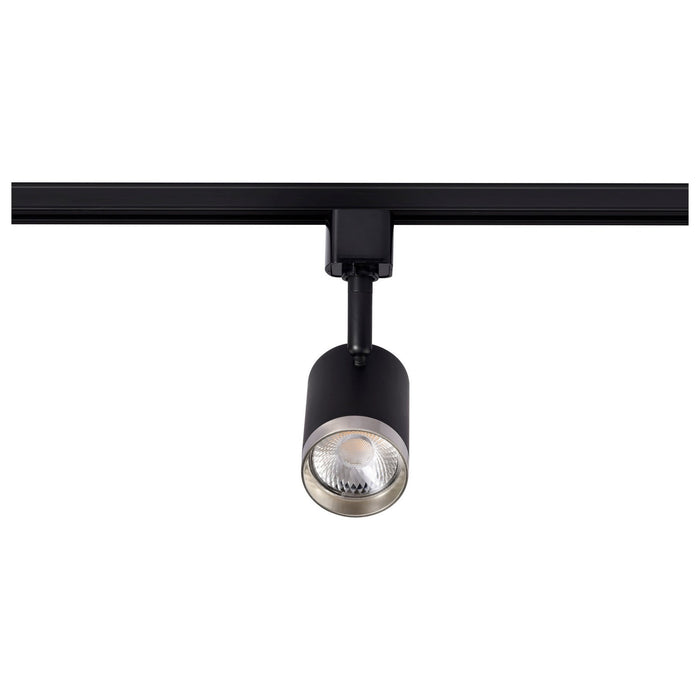 Nuvo Lighting TH648 LED Track Head, Matte Black / Brushed Nickel