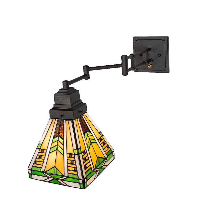 Meyda Tiffany 258382 One Light Wall Sconce, Oil Rubbed Bronze