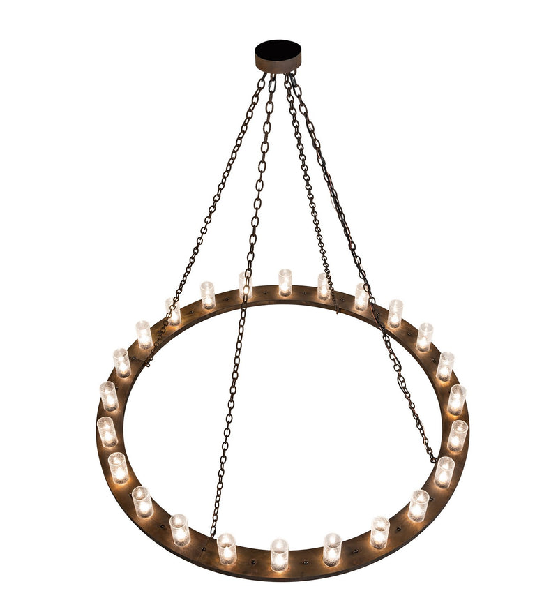 Meyda Tiffany 260876 24 Light Chandelier, Blackened Steel
