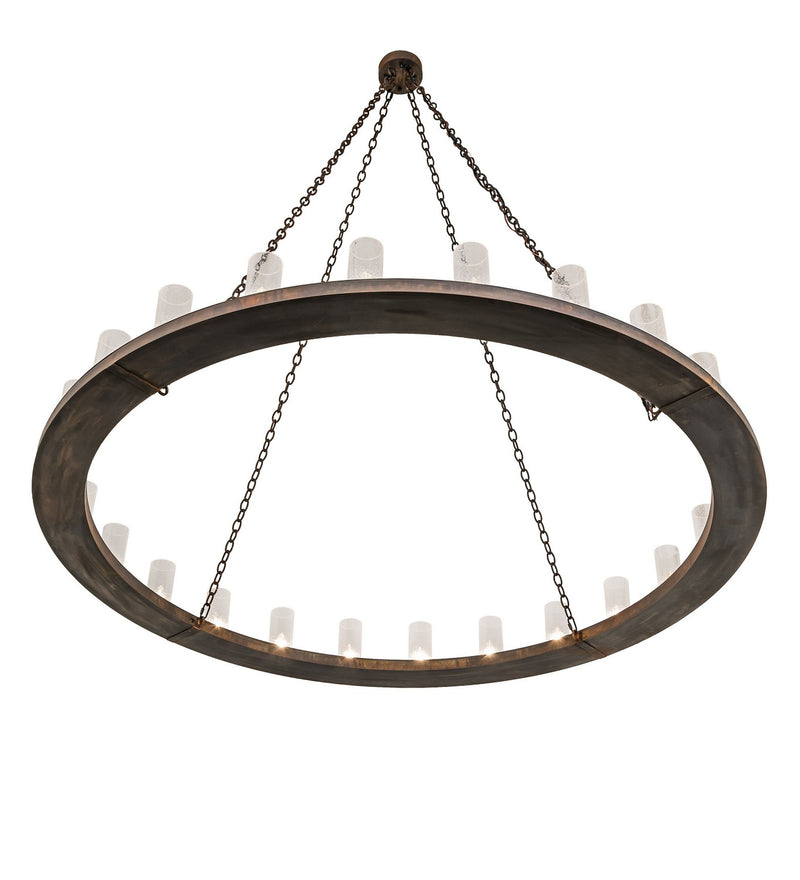Meyda Tiffany 260876 24 Light Chandelier, Blackened Steel