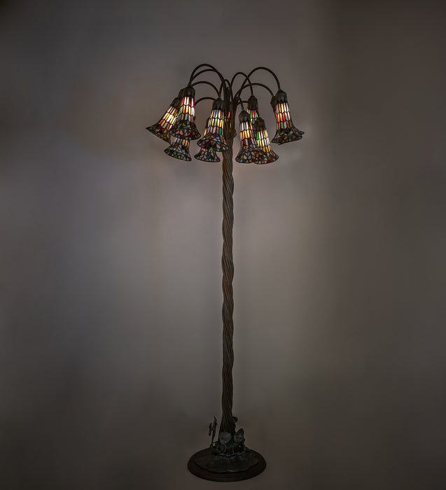 Meyda Tiffany 262130 12 Light Floor Lamp, Bronze