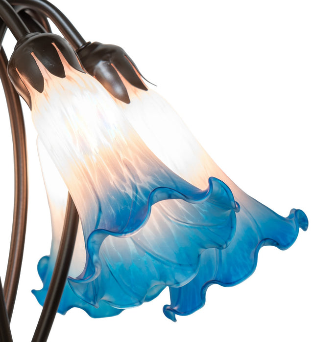 Meyda Tiffany 262223 Five Light Table Lamp, Mahogany Bronze